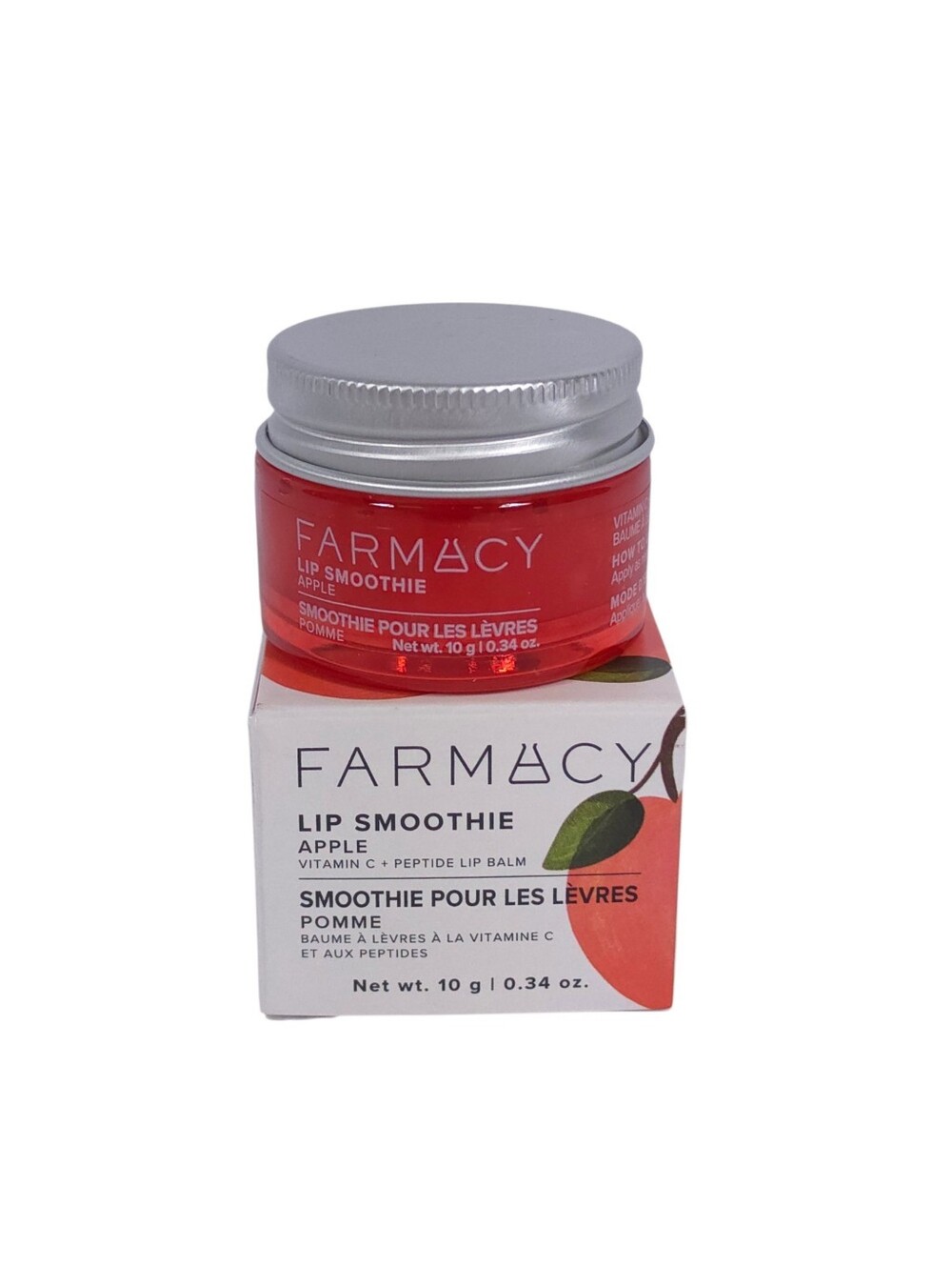 Farmacy Lip Smoothie Vitamin C + Peptide Lip Balm in Apple